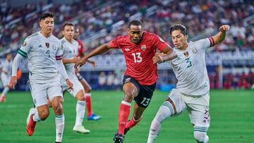 during the match Mexico vs Trinidad y Tobago, corresponding to Group A of the 2021 CONCACAF Gold Cup, at AT-T Stadium, on July 10, 2021.
 
 &amp;lt;br&amp;gt;&amp;lt;br&amp;gt;
 
 durante el partido Mexico vs Trinidad y Tobago, correspondiente al Grupo A 