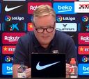 El vídeo de Koeman recitando un menú que se ha hecho viral