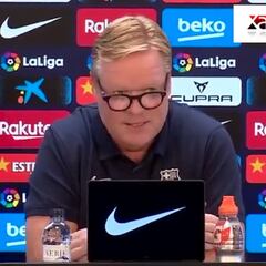 El vídeo de Koeman recitando un menú que se ha hecho viral