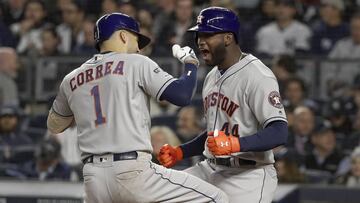 La novena de Houston borr&oacute; del diamante del parque de pelota de New York a Yankees y se colocan a un triunfo del Cl&aacute;sico de Oto&ntilde;o, donde esperan Nationals.