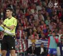 La RFEF publica los audios del árbitro: una pregunta a Courtois forzó la suspensión