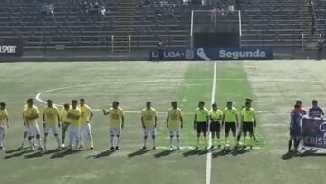 San Antonio Unido juega su primer partido sin Cristóbal Campos y esto ocurre: ¡conmovedor!