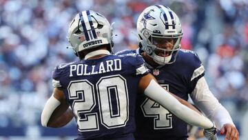 Los Cowboys sumaron 200 yardas y 4 touchdowns por la vía terrestre por primera vez desde 1995