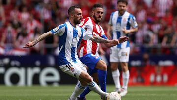 Koke, durante el partido contra el Espanyol.