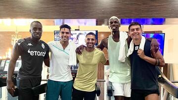 El entrenamiento de Falcao con Pogba y Dybala en Miami