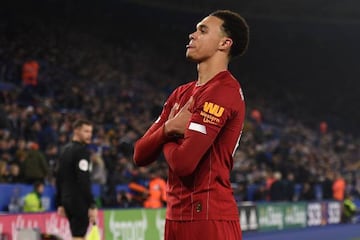 Alexander-Arnold, en un partido con el Liverpool.