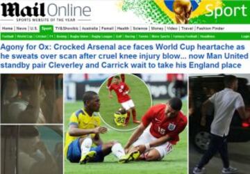 Portadas de la prensa extranjera