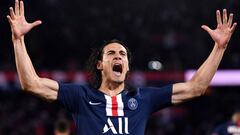 Edinson Cavani, jugador del PSG. 