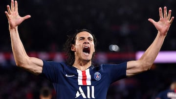 Edinson Cavani, jugador del PSG.