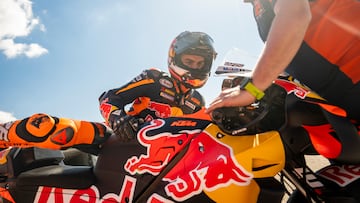 Dani Pedrosa con la KTM de MotoGP.