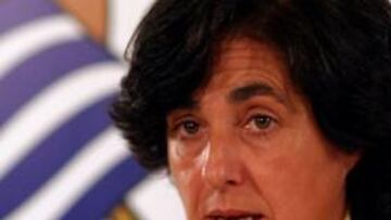 <strong>ADIÓS.</strong> La presidenta de la Real se ha despedido del sillón de mando.