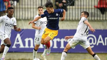 El coreano del Andorra dará mucho que hablar. Cada balón que toca lleva peligro. Además, en este último partido demostró que tiene pegada. Está llamado a ser uno de los líderes del equipo.