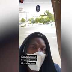 Pogba arrasa en Instagram con Benzema: atentos a la cara final de Griezmann...