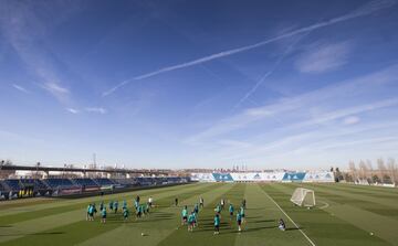 El último entrenamiento del Real Madrid antes de El Clásico