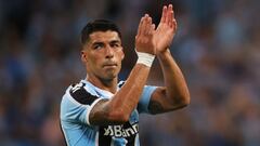 Luis Suárez, durante un partido con Grêmio.