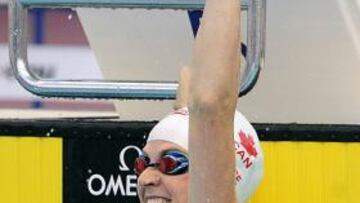 <b>RÉCORD.</b> La candiense Annamay Pierse bate el récord del mundo de 200 braza en piscina corta.