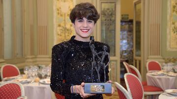 María Pérez recibe el premio de atleta española del año
