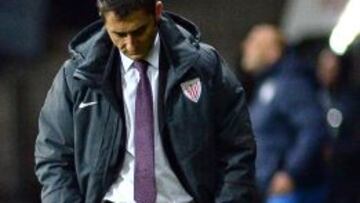 Valverde, durante el partido.