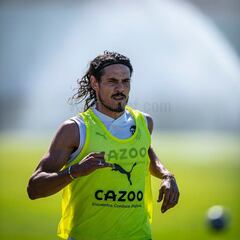 Cavani, sin pausa pero sin prisa