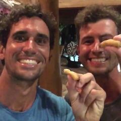 ¡Increíble! Rafa Cabrera Bello y Scott comen... ¡gusanos vivos!