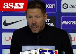 Rueda de prensa de Simeone tras su derrota frente al Athletic en San Mamés