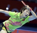 Las chinas Ding y Li jugarán la final femenina de tenis de mesa
