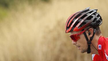 Nicolas Roche durante la cuarta etapa de la Vuelta.