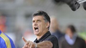 Mendilibar durante un encuentro