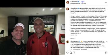 Contundente crítica a Keylor Navas de la esposa del entrenador de Newell’s