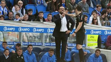 Bordal&aacute;s, expulsado en el partido entre Real Sociedad y Getafe.