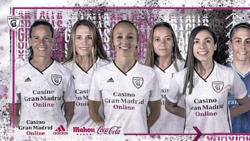 Jugadoras del Madrid CFF. 