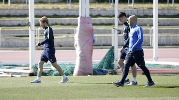 22/02/18 ENTRENAMIENTO MALAGA CF KEKO Y RICCA