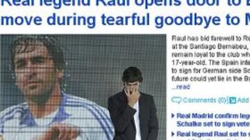 La prensa extranjera rinde homenaje a Raúl
