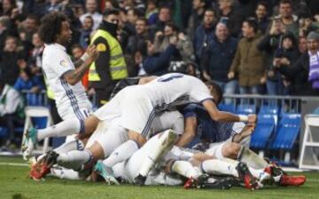Sergio Ramos le volvió a dar la victoria al Real Madrid en el descuento. 3-2.