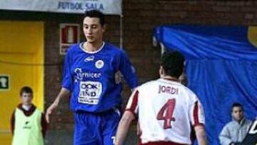 <b>ALINEACIÓN INDEBIDA. </B>Carlos Muñoz, Jugador del Look&Find Carnicer en el partido frente al Miró Martorell.