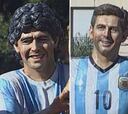 Maradona, Messi y Batistuta, las estatuas para soñar en Brasil