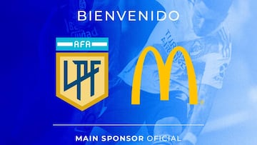 McDonald’s será sponsor de la Liga Profesional
