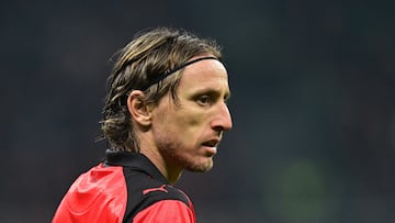 Soccer Football - Serie A - AC Milan v Parma - San Siro, Milan, Italy - February 22, 2026 AC Milan's Luka Modric during the match REUTERS/Daniele Mascolo