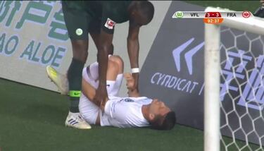 Jovic: gol y susto menor en su último partido con el Eintracht