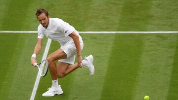 Daniil Medvedev, en Wimbledon.