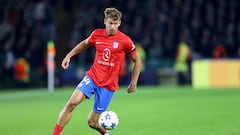 Glasgow (United Kingdom), 25/10/2023.- Marcos Llorente of Atletico in action during the UEFA Champions League Group E match between Celtic Glasgow and Atletico Madrid in Glasgow, Britain, 25 October 2023. (Liga de Campeones, Reino Unido) EFE/EPA/ROBERT PERRY
