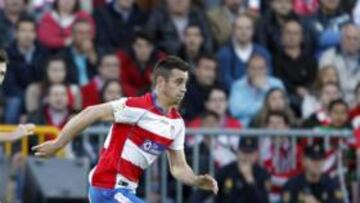 <b>RECUPERADO. </b>Jaime, durante un partido en Los Cármenes ante el Athletic de Bilbao en la pasada temporada.