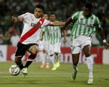 Teófilo Gutiérrez es fundamental con la Selección Colombia y con River Plate. El barranquillero ha pasado por Junior, Trabzonspor, Racing, Lanús y Cruz Azul.