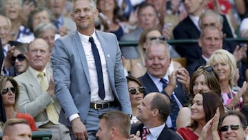 Gary Lineker, pictured at Centre Court, Wimbledon, last year.