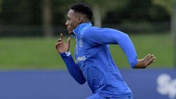 Yerry Mina, jugador del Everton de Inglaterra