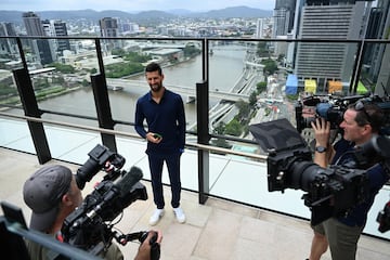 Novak Djokovic, en Brisbane.