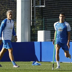 Villares y Yeremay comienzan la semana al margen del grupo