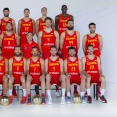 La fotos oficiales de la concentración de la Selección