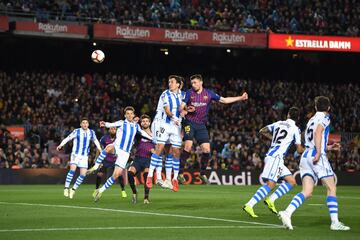 Lenglet marcó el 1-0.