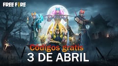 Códigos Free Fire de hoy 3 de abril de 2022; todas las recompensas gratis